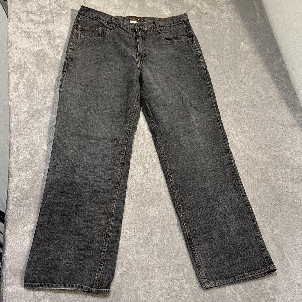 G-Unit Jeans Mens 40x34 Gray Loose Fit Straight Leg Y2K Streetwear Graphic